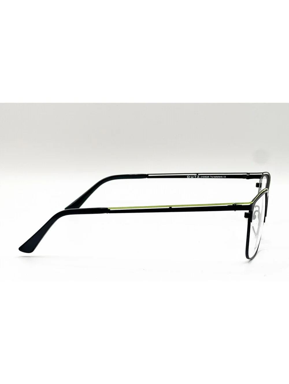 Dutz DZ796 COL.45 Black Green Matte Full Rim Authentic Eyeglass Frames 55-17-145